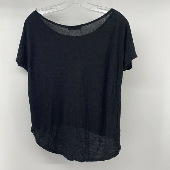 Wild Heart Black Cropped Relaxed Fit Top Small - Picture 3 of 4
